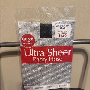 Ultra Sheer Black Panty Hose